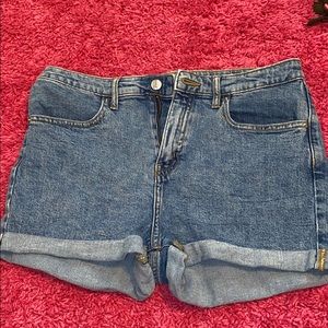 High waisted shorts
